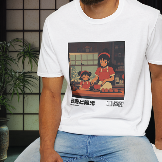Satō to Yōkō T-shirt — Kokoro Hibiku Aji Collection