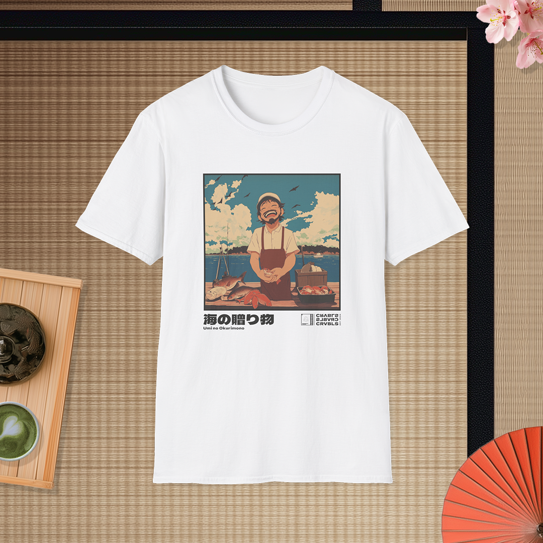 Umi no Okurimono T-shirt — Kokoro Hibiku Aji Collection