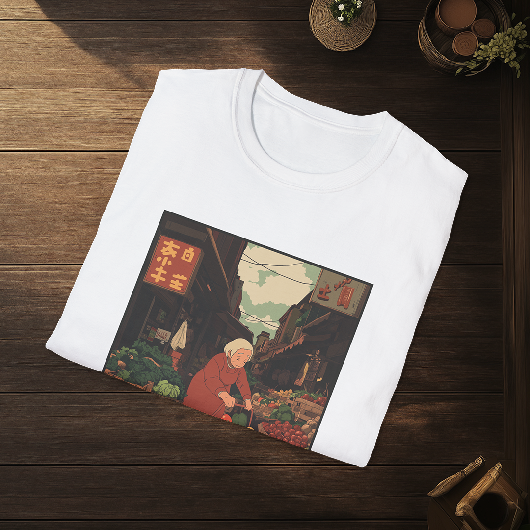 Ichiba no Sasayaki T-shirt — Kokoro Hibiku Aji Collection