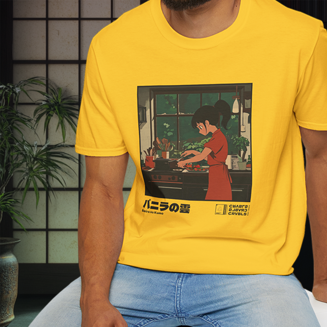Banira no Kumo T-shirt — Kokoro Hibiku Aji Collection