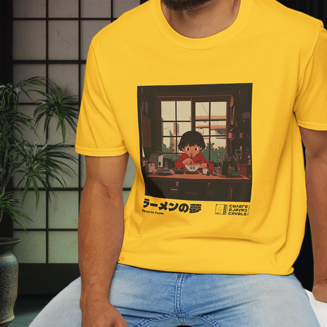 Rāmen no Yume T-shirt — Kokoro Hibiku Aji Collection