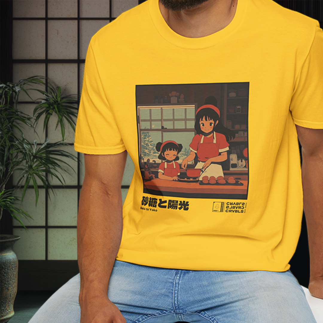 Satō to Yōkō T-shirt — Kokoro Hibiku Aji Collection
