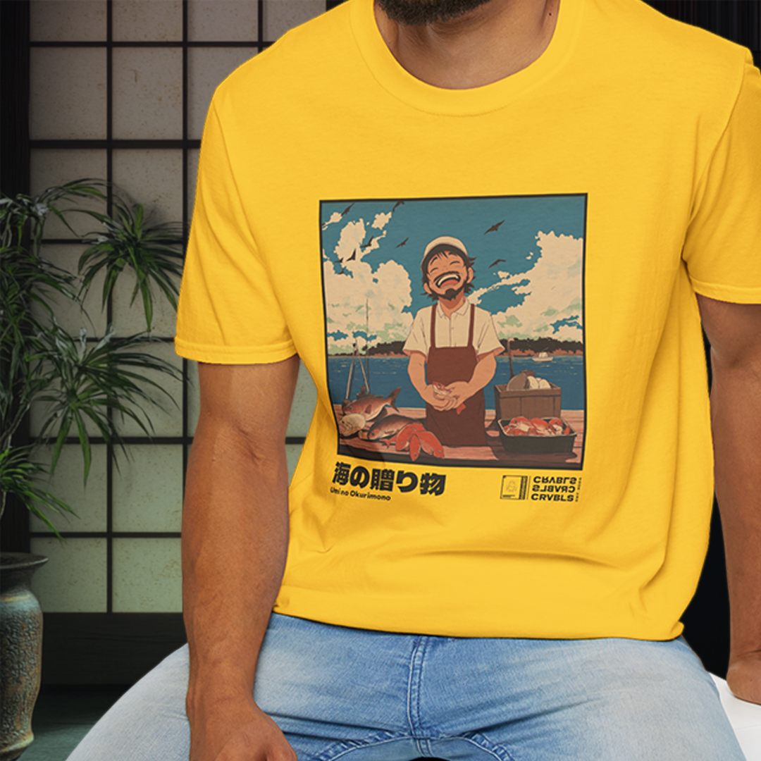 Umi no Okurimono T-shirt — Kokoro Hibiku Aji Collection
