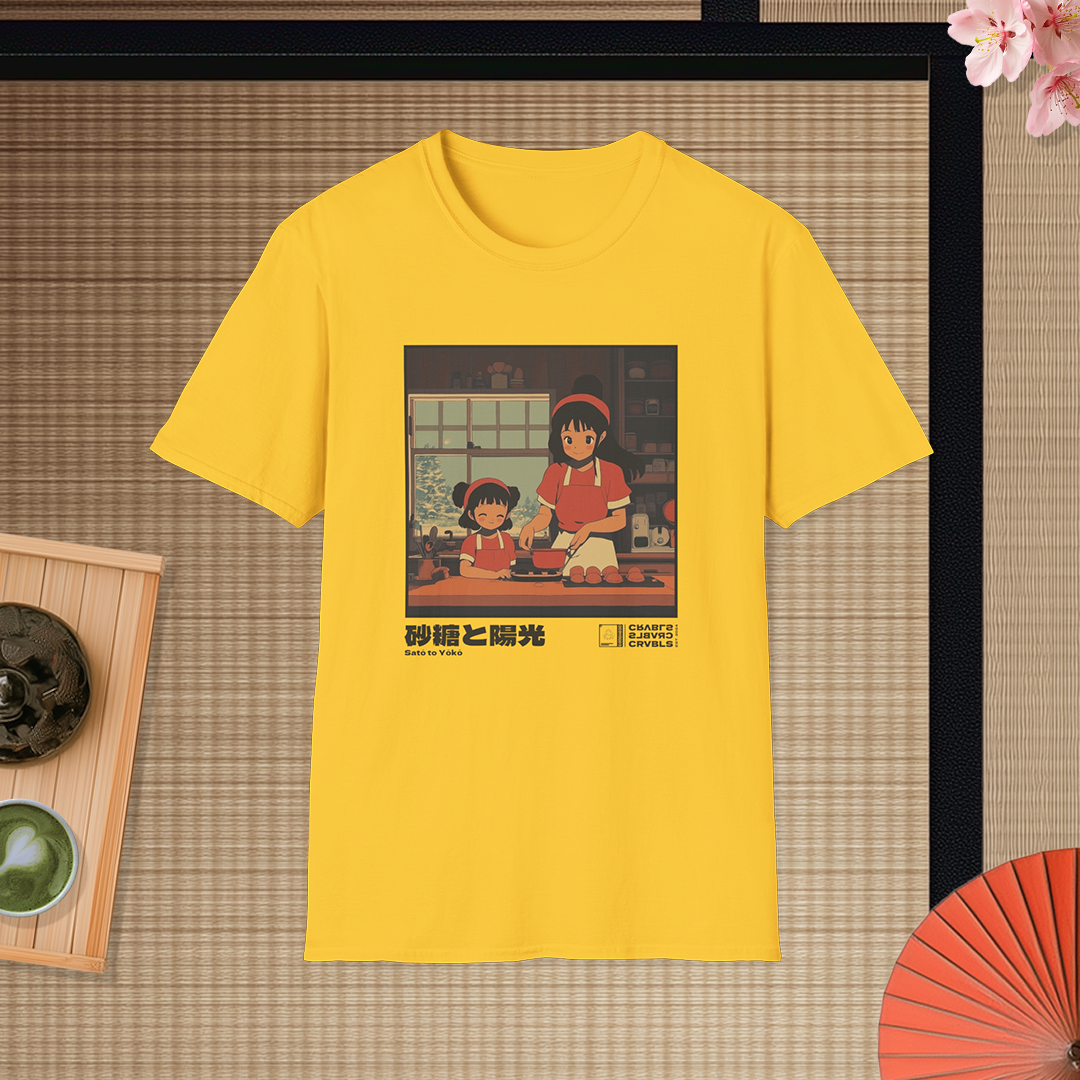 Satō to Yōkō T-shirt — Kokoro Hibiku Aji Collection