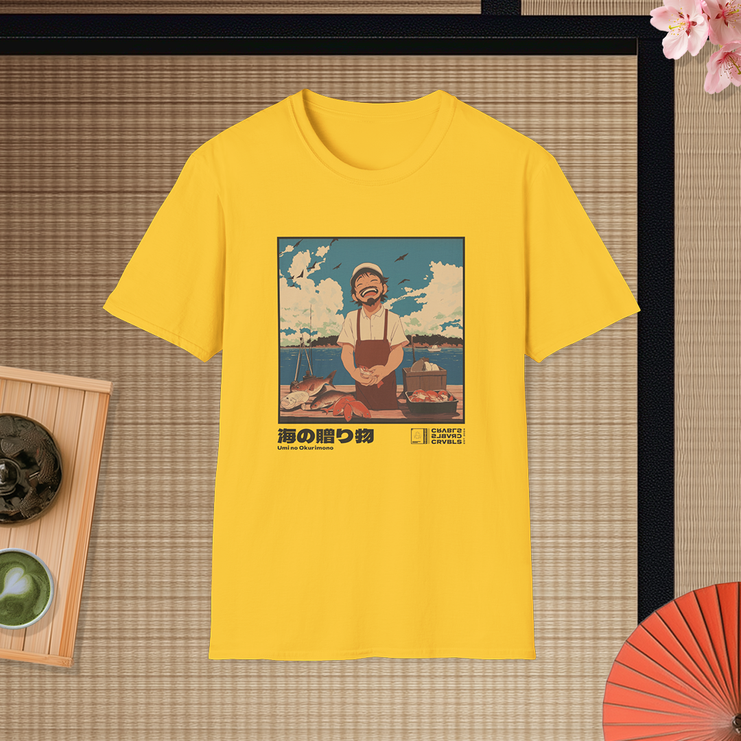 Umi no Okurimono T-shirt — Kokoro Hibiku Aji Collection