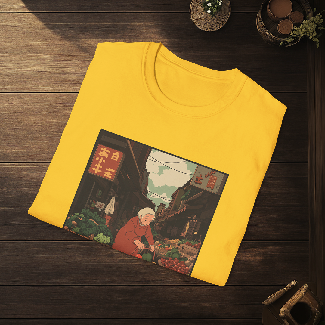 Ichiba no Sasayaki T-shirt — Kokoro Hibiku Aji Collection