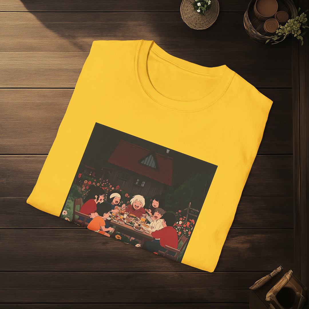 Tomoni Saku T-shirt — Kokoro Hibiku Aji Collection