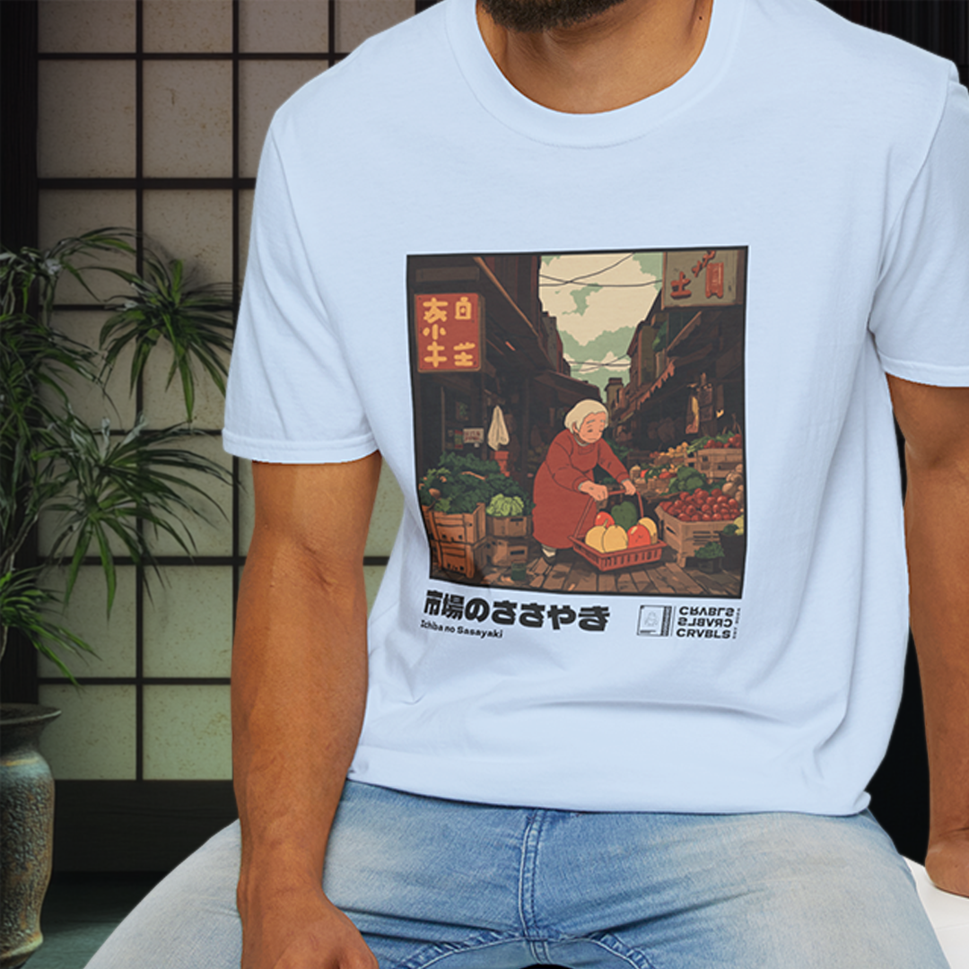 Ichiba no Sasayaki T-shirt — Kokoro Hibiku Aji Collection