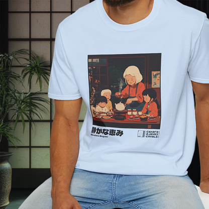 Shizukana Megumi T-shirt — Kokoro Hibiku Aji Collection