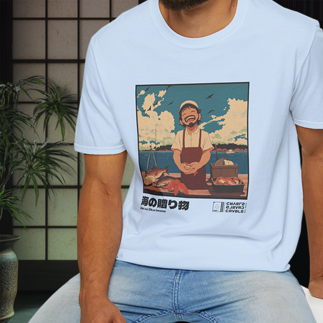 Umi no Okurimono T-shirt — Kokoro Hibiku Aji Collection