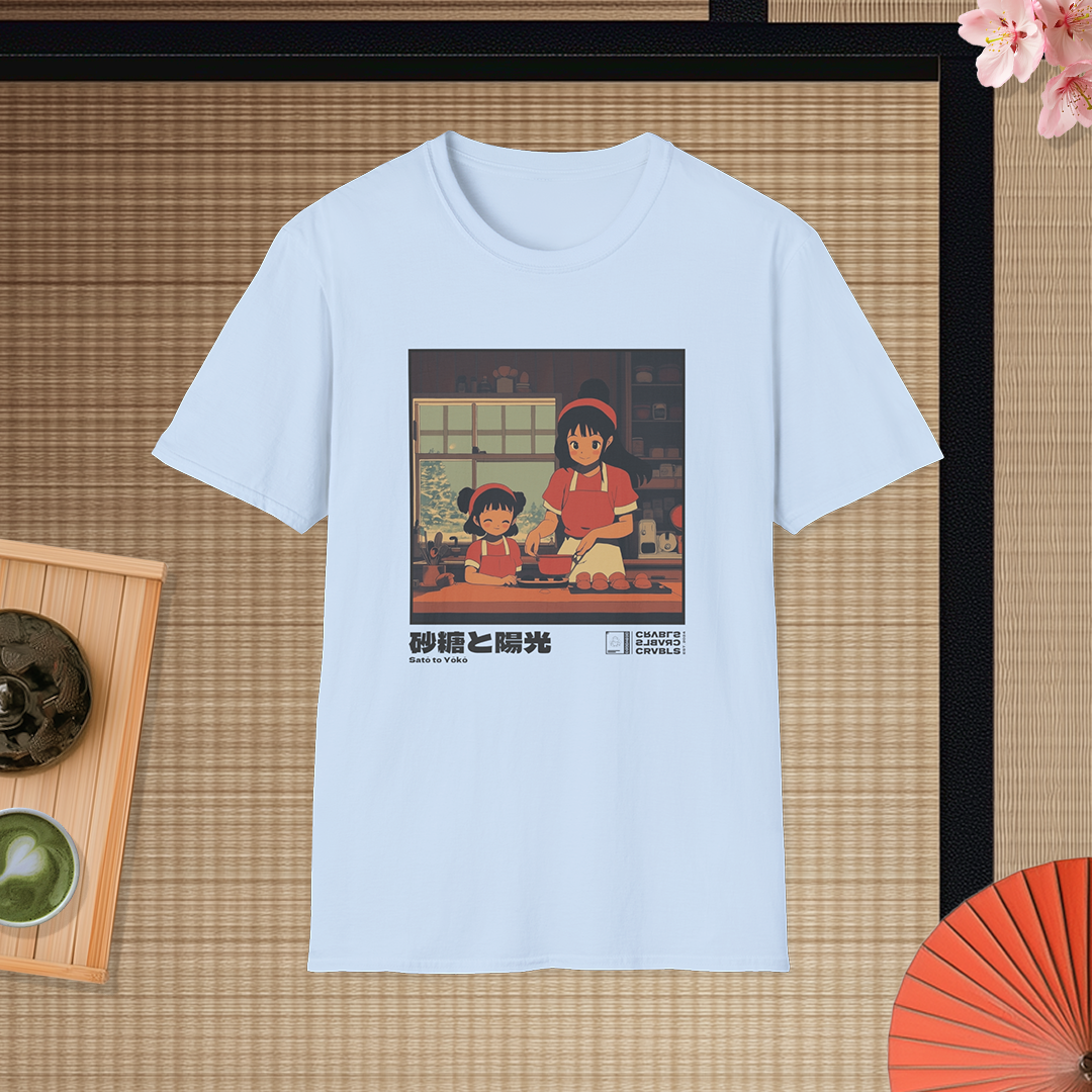 Satō to Yōkō T-shirt — Kokoro Hibiku Aji Collection