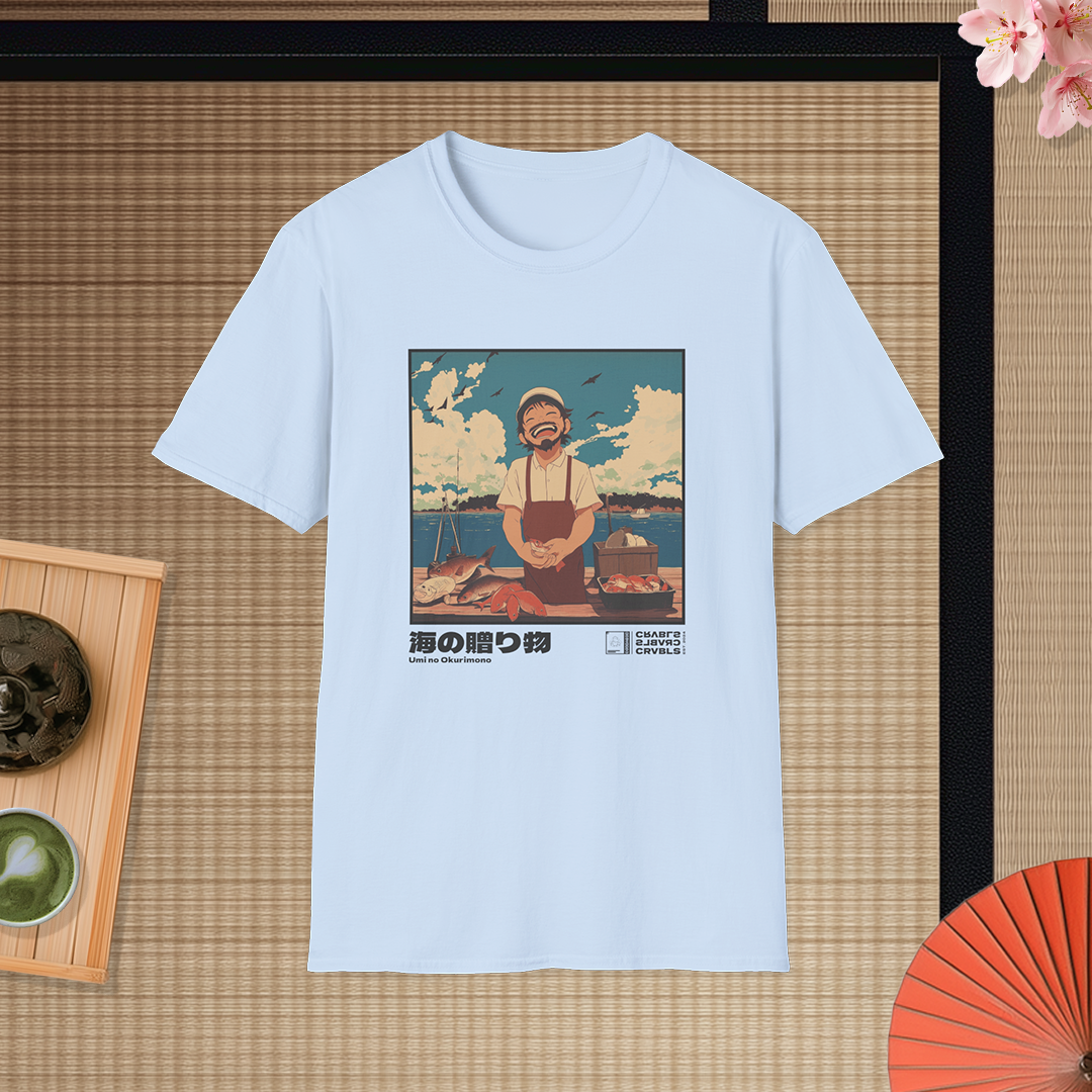 Umi no Okurimono T-shirt — Kokoro Hibiku Aji Collection