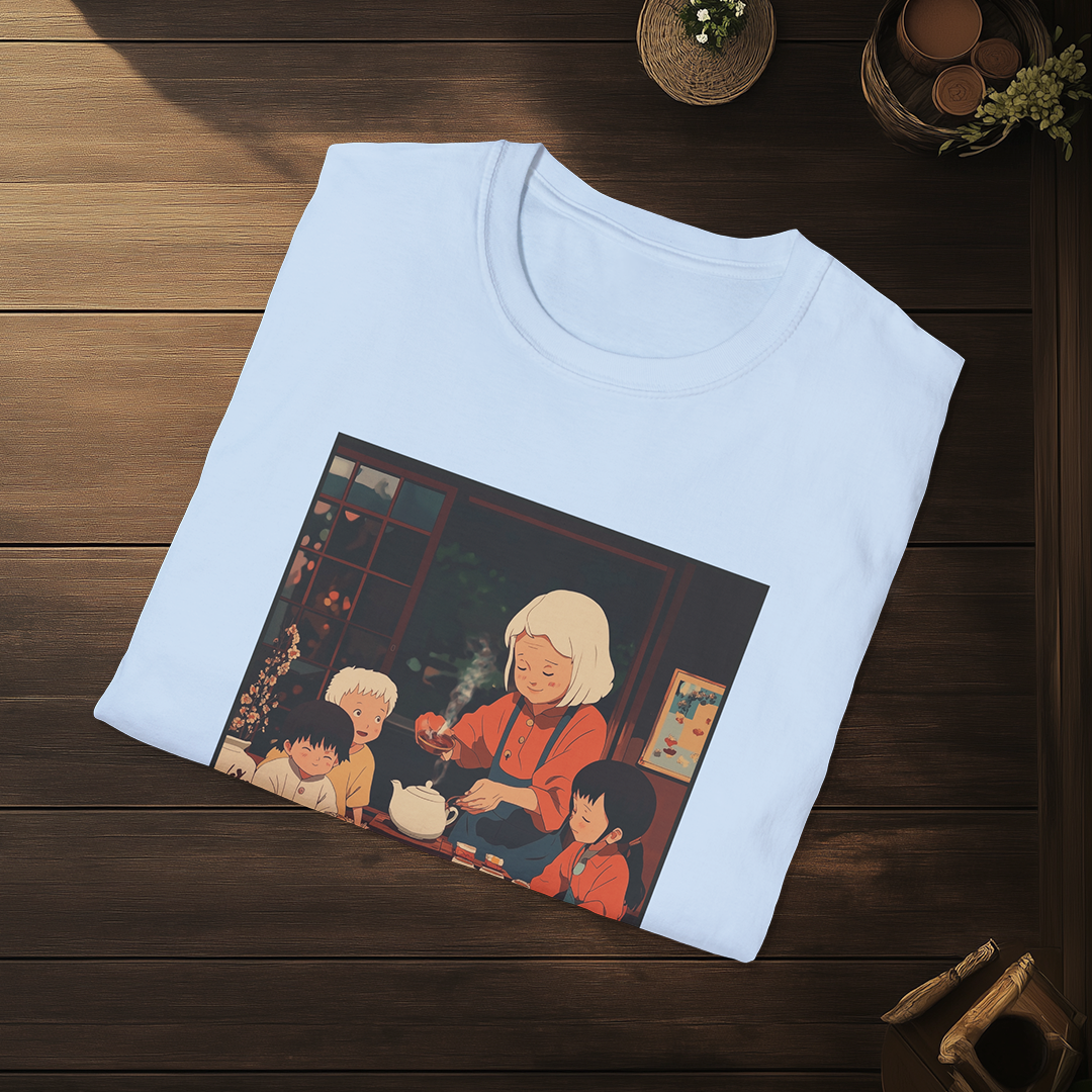 Shizukana Megumi T-shirt — Kokoro Hibiku Aji Collection