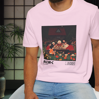 Tomoni Saku T-shirt — Kokoro Hibiku Aji Collection