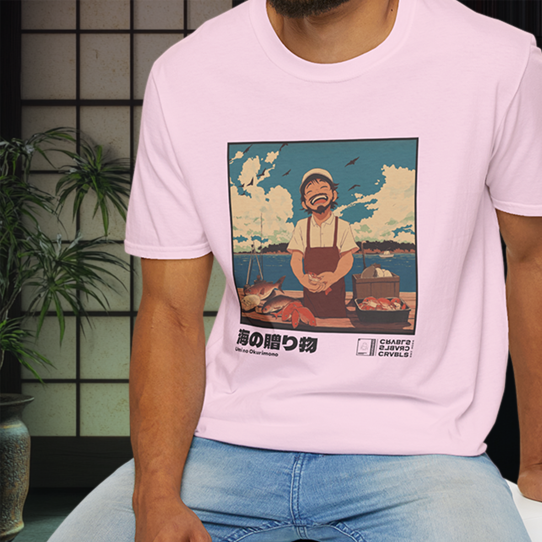 Umi no Okurimono T-shirt — Kokoro Hibiku Aji Collection