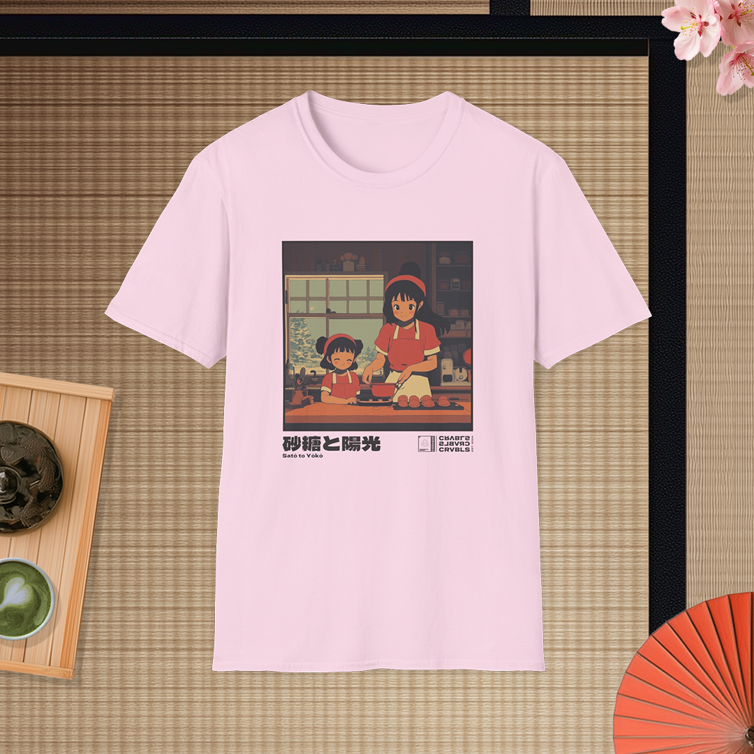Satō to Yōkō T-shirt — Kokoro Hibiku Aji Collection