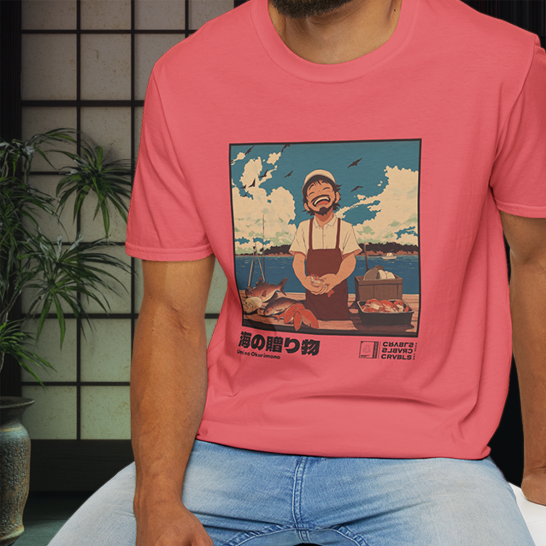 Umi no Okurimono T-shirt — Kokoro Hibiku Aji Collection