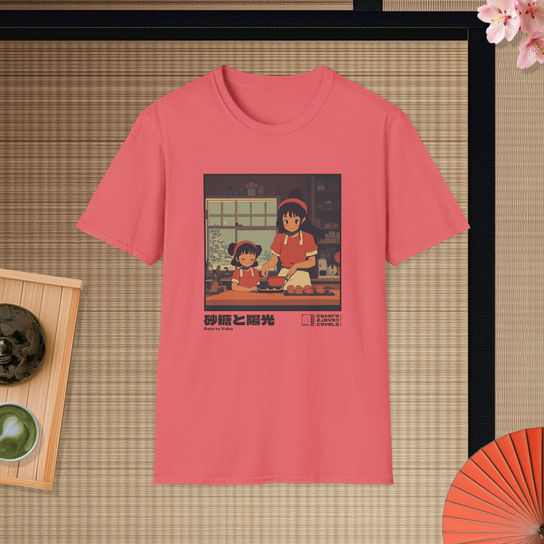 Satō to Yōkō T-shirt — Kokoro Hibiku Aji Collection