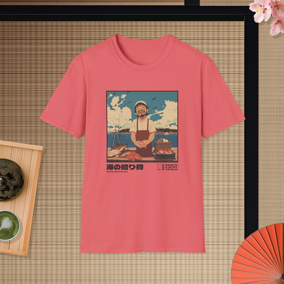 Umi no Okurimono T-shirt — Kokoro Hibiku Aji Collection