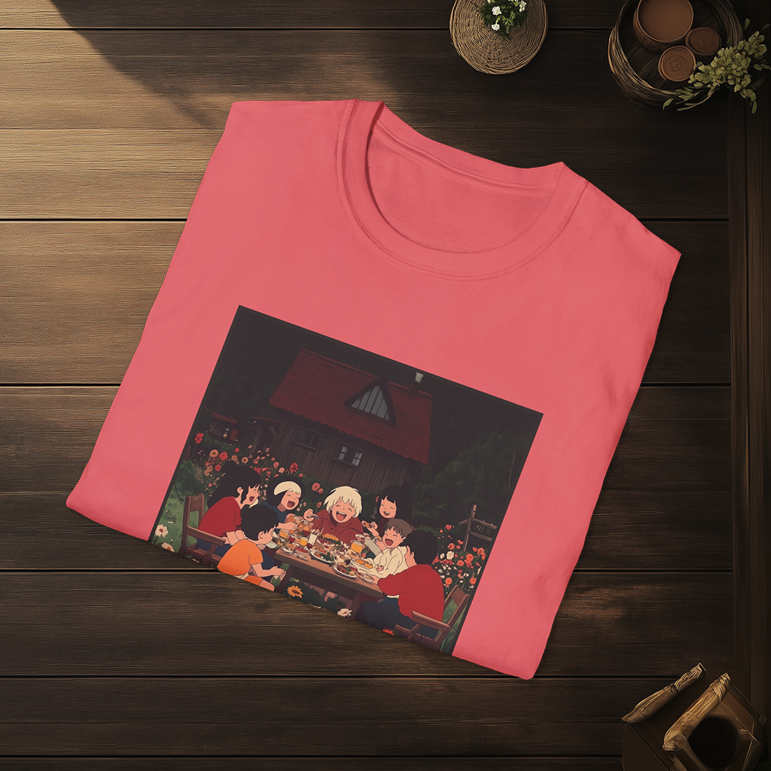 Tomoni Saku T-shirt — Kokoro Hibiku Aji Collection