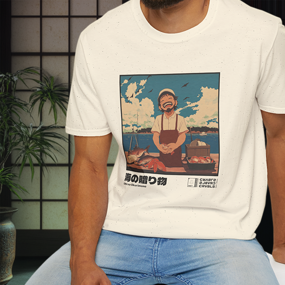 Umi no Okurimono T-shirt — Kokoro Hibiku Aji Collection