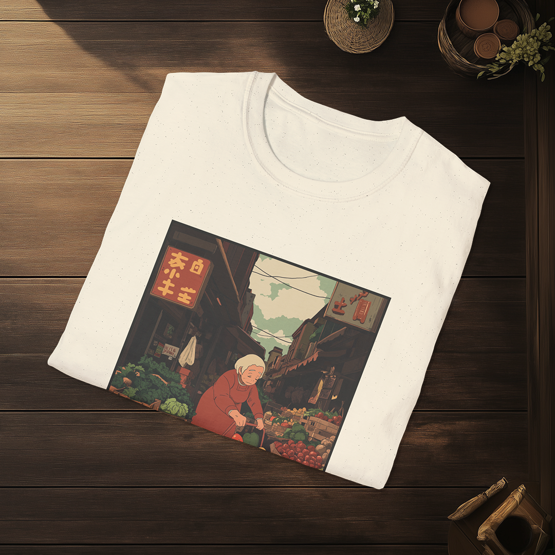 Ichiba no Sasayaki T-shirt — Kokoro Hibiku Aji Collection