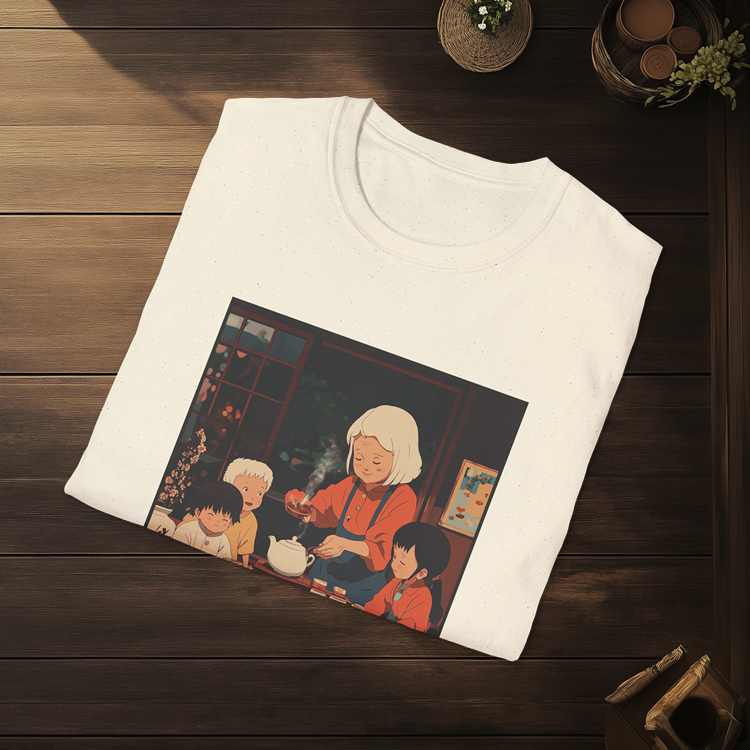 Shizukana Megumi T-shirt — Kokoro Hibiku Aji Collection