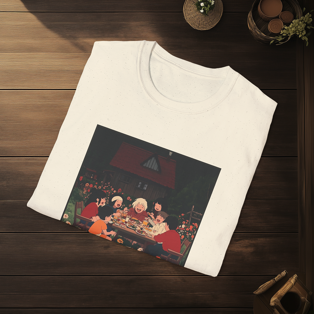 Tomoni Saku T-shirt — Kokoro Hibiku Aji Collection