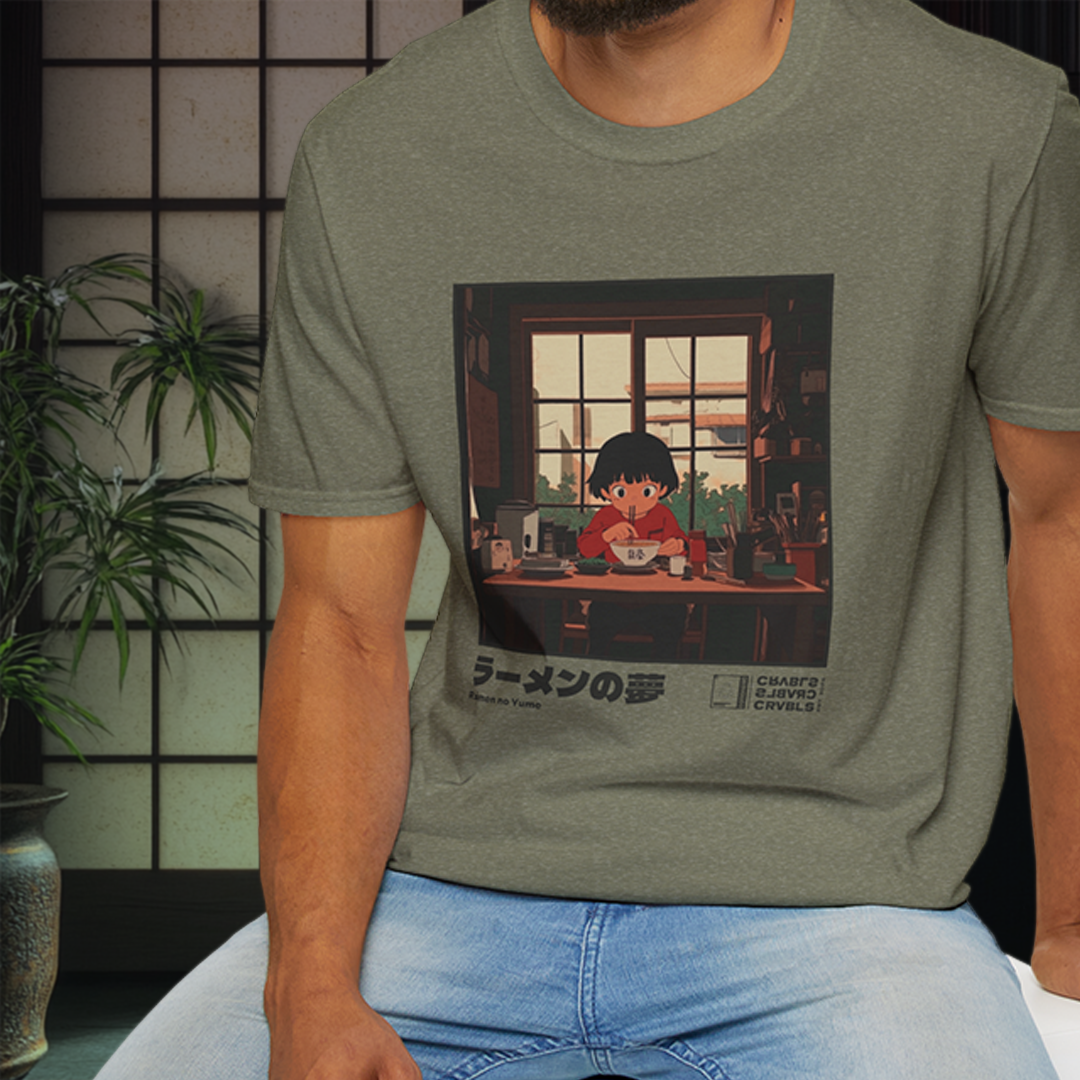 Rāmen no Yume T-shirt — Kokoro Hibiku Aji Collection