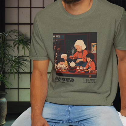 Shizukana Megumi T-shirt — Kokoro Hibiku Aji Collection