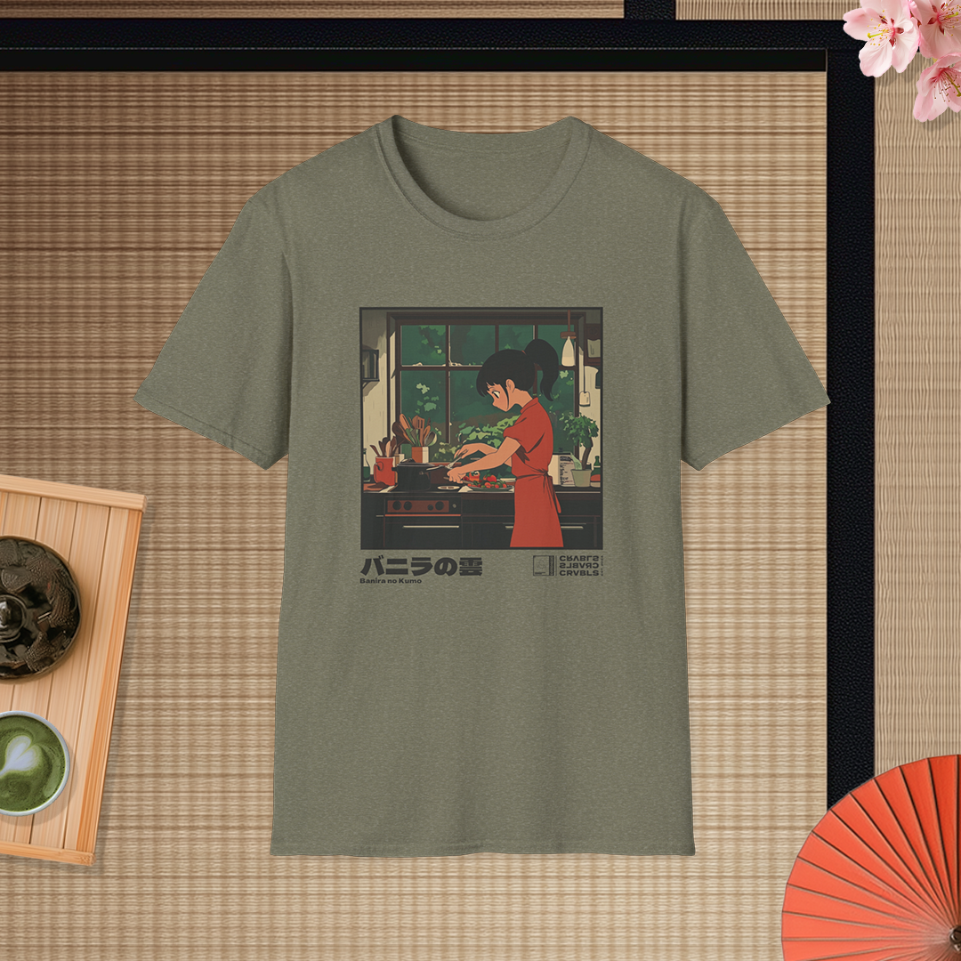 Banira no Kumo T-shirt — Kokoro Hibiku Aji Collection