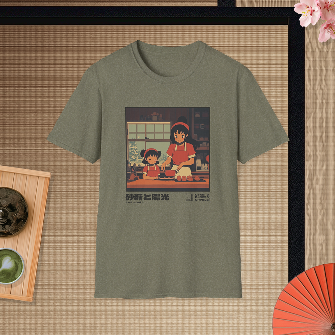 Satō to Yōkō T-shirt — Kokoro Hibiku Aji Collection