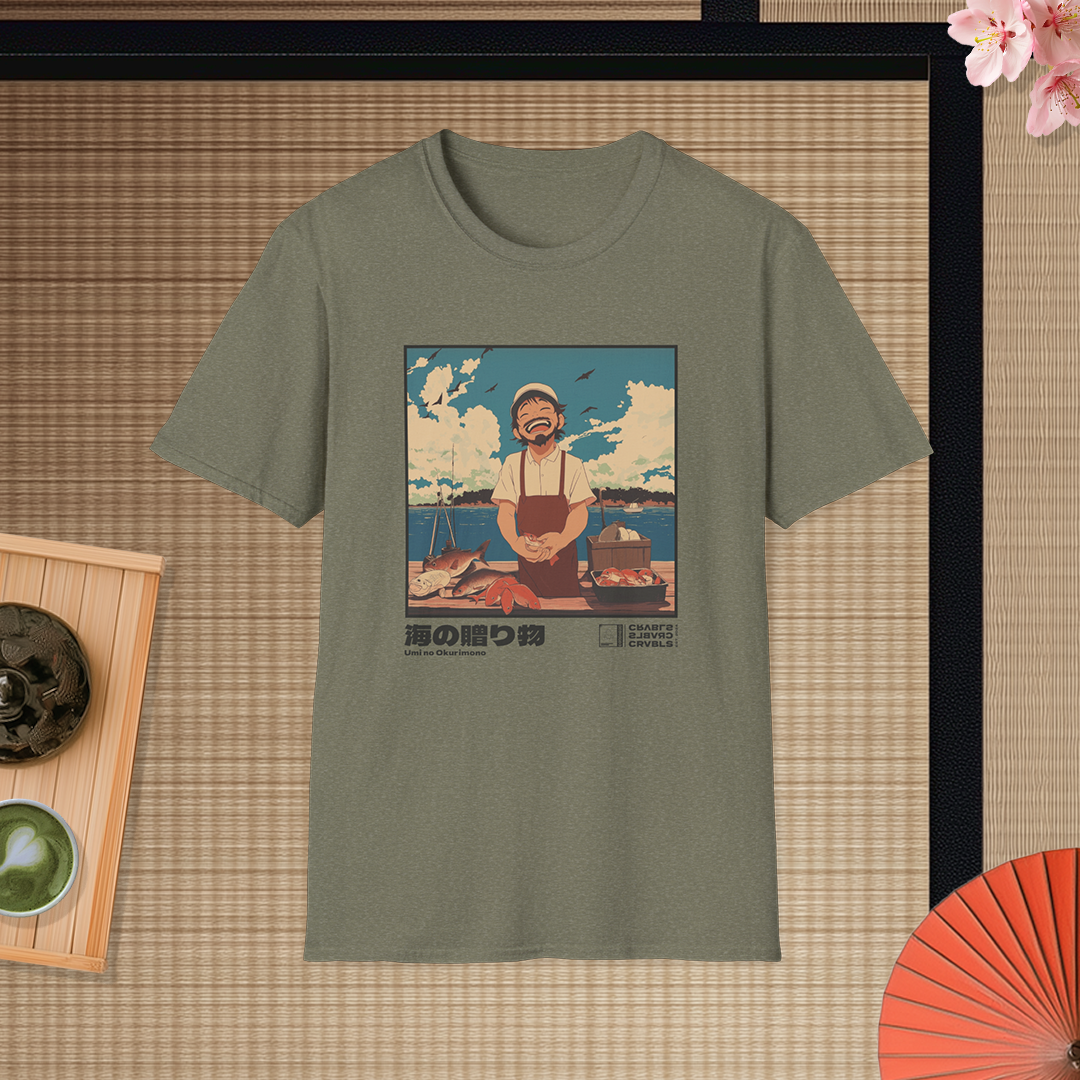 Umi no Okurimono T-shirt — Kokoro Hibiku Aji Collection