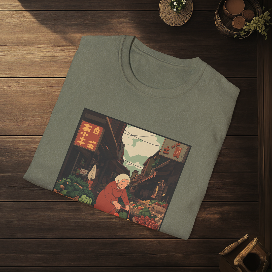 Ichiba no Sasayaki T-shirt — Kokoro Hibiku Aji Collection