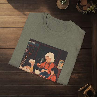 Shizukana Megumi T-shirt — Kokoro Hibiku Aji Collection