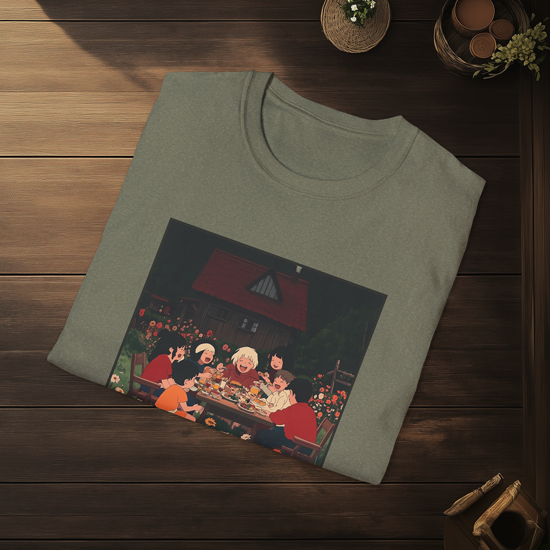 Tomoni Saku T-shirt — Kokoro Hibiku Aji Collection