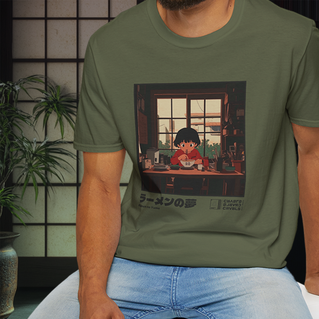 Rāmen no Yume T-shirt — Kokoro Hibiku Aji Collection