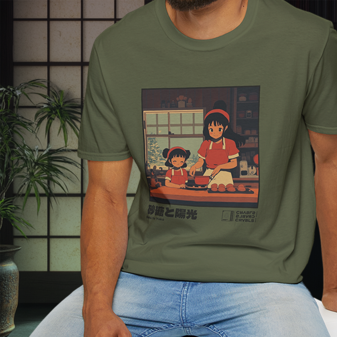 Satō to Yōkō T-shirt — Kokoro Hibiku Aji Collection