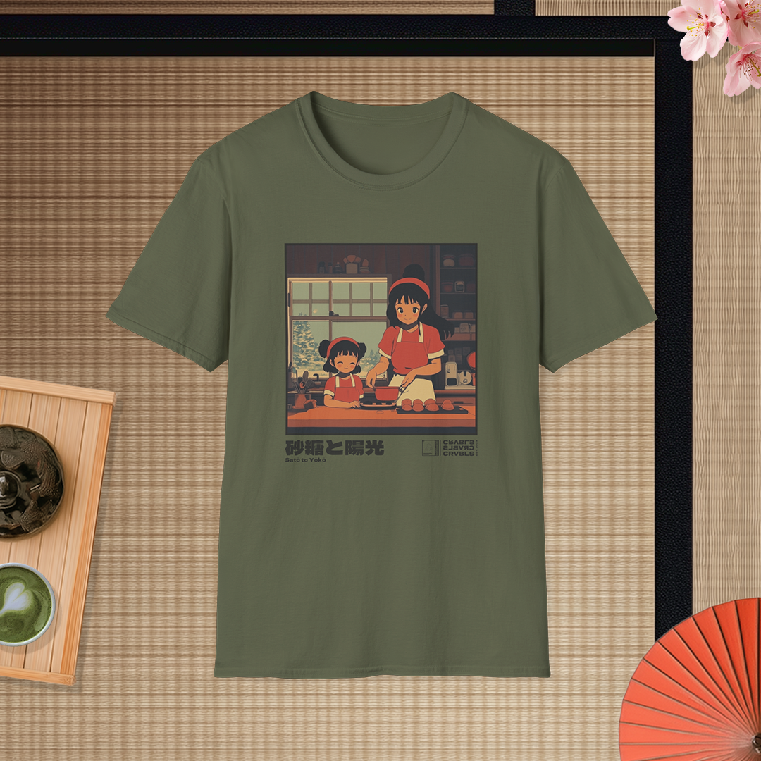 Satō to Yōkō T-shirt — Kokoro Hibiku Aji Collection