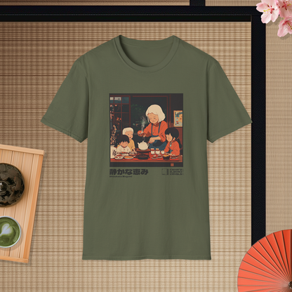 Shizukana Megumi T-shirt — Kokoro Hibiku Aji Collection