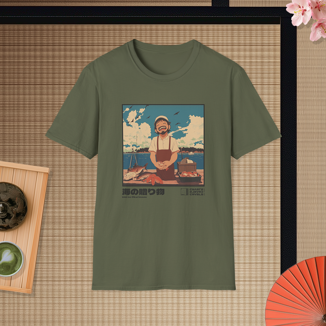 Umi no Okurimono T-shirt — Kokoro Hibiku Aji Collection
