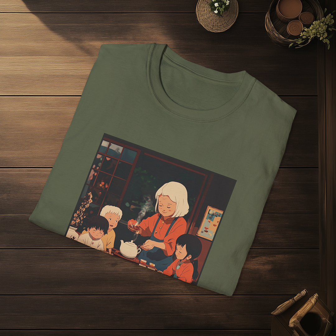 Shizukana Megumi T-shirt — Kokoro Hibiku Aji Collection