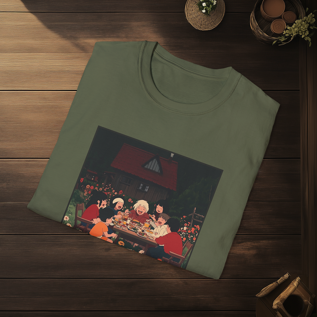 Tomoni Saku T-shirt — Kokoro Hibiku Aji Collection