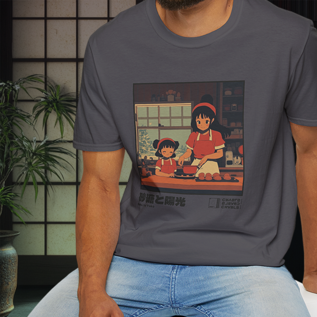 Satō to Yōkō T-shirt — Kokoro Hibiku Aji Collection