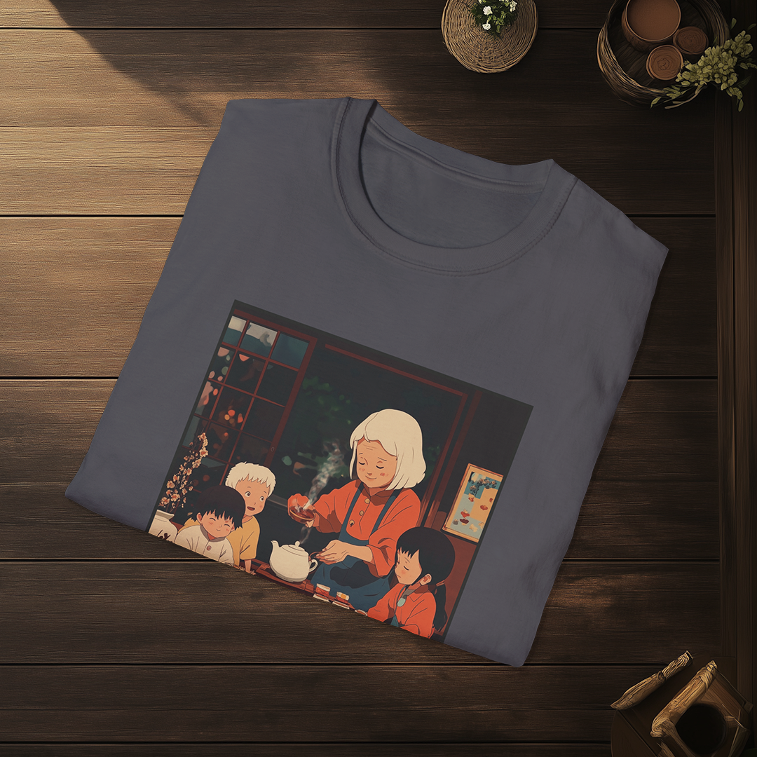Shizukana Megumi T-shirt — Kokoro Hibiku Aji Collection