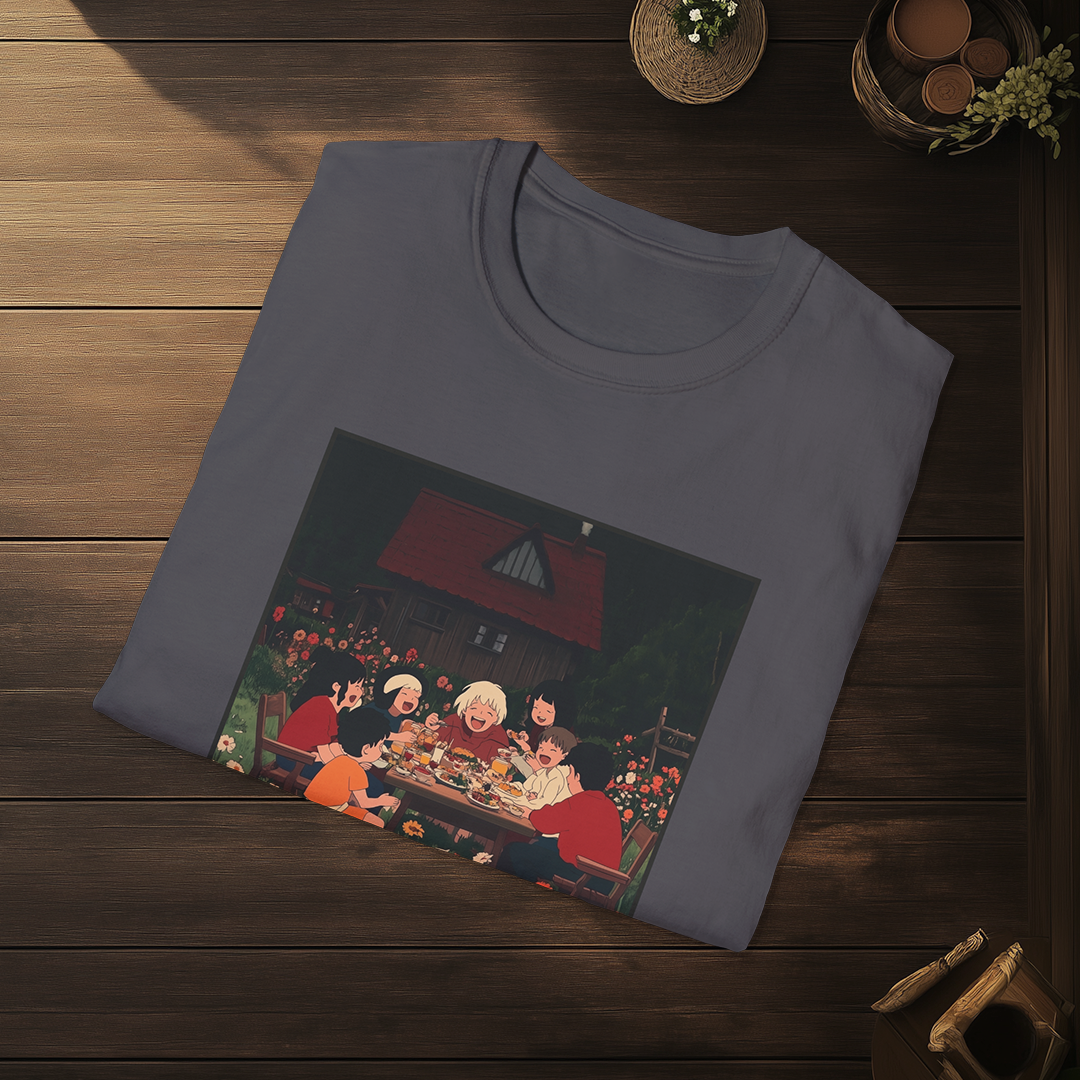 Tomoni Saku T-shirt — Kokoro Hibiku Aji Collection