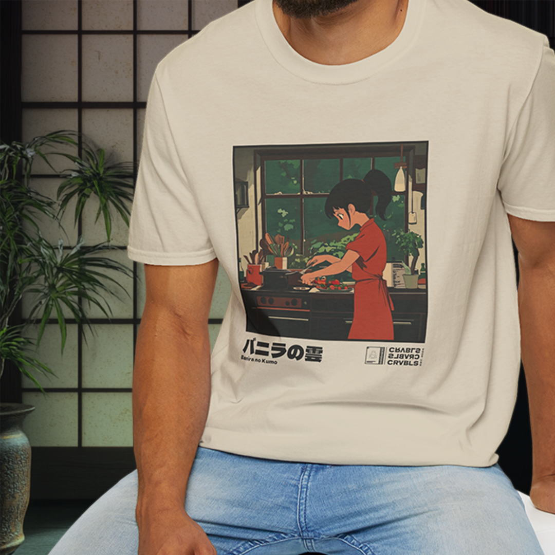 Banira no Kumo T-shirt — Kokoro Hibiku Aji Collection