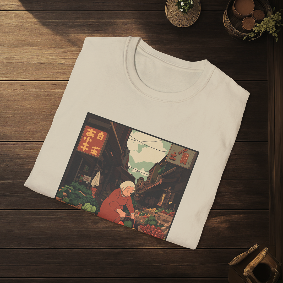 Ichiba no Sasayaki T-shirt — Kokoro Hibiku Aji Collection