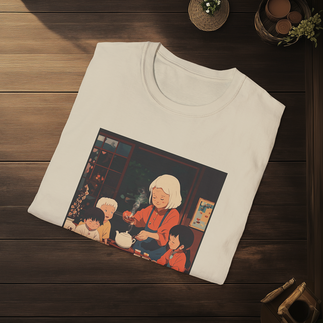 Shizukana Megumi T-shirt — Kokoro Hibiku Aji Collection