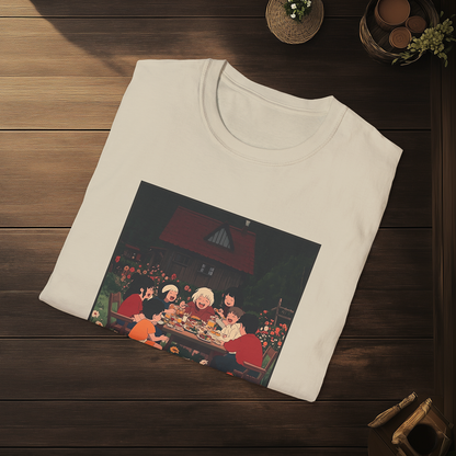 Tomoni Saku T-shirt — Kokoro Hibiku Aji Collection